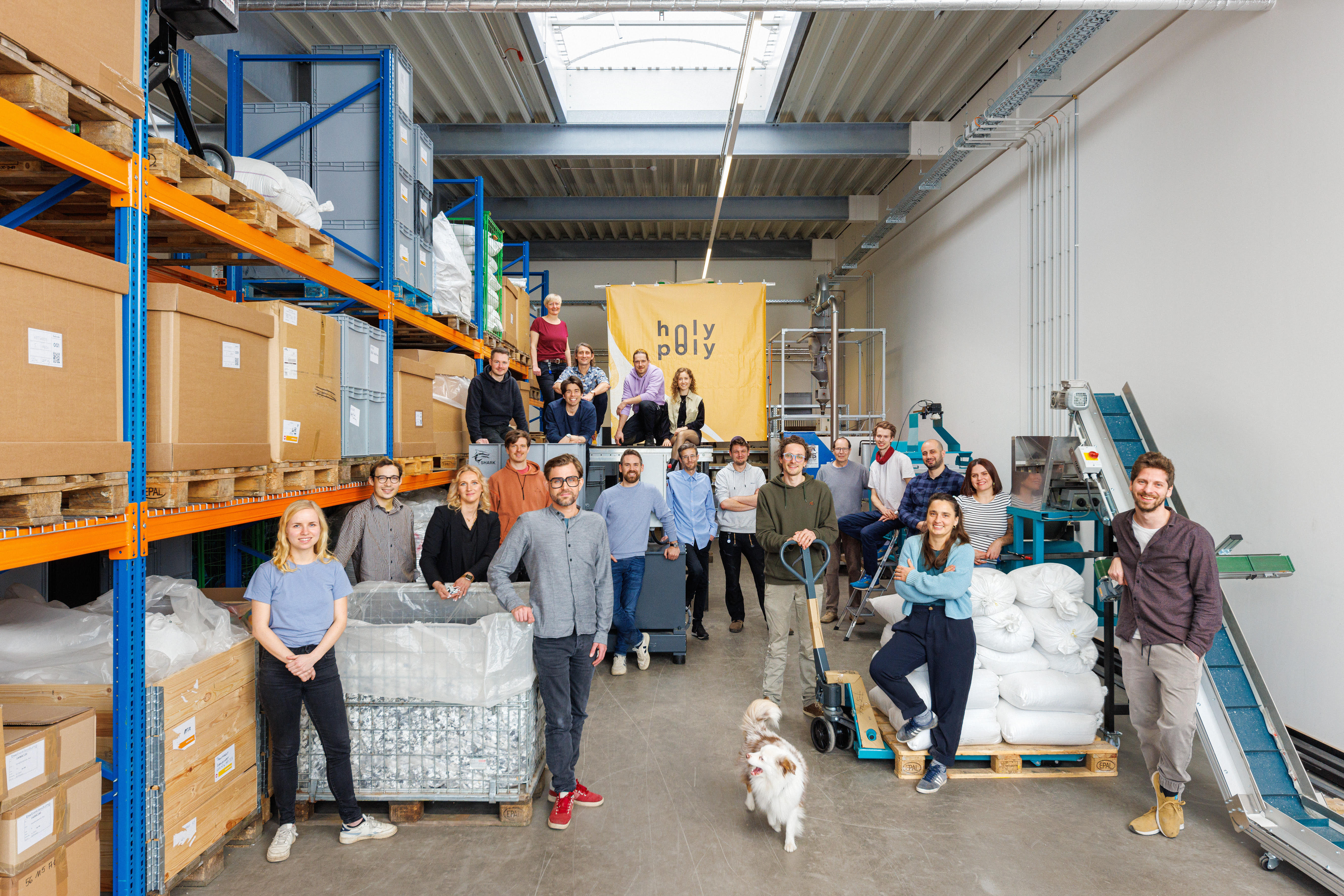 Gruppenbild Halle F112 Verteilt